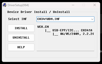 Instalacja CH341A